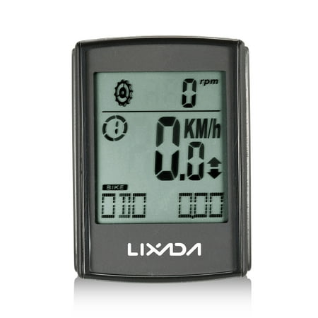 Lixada Multifunctional 3-in-1 Wireless LCD Bicycle Cycling Computer with Cadence Heart Rate Monitor