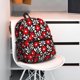 thumbnail image 5 of Easygdp Red Floral Mochila Casual para Portátil, Mochila para Escuela, Viajes, Negocios, 5 of 5