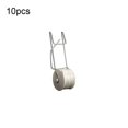thumbnail image 4 of Monstrate Ganchos de rodillos Trellis resistentes a la intemperie con cable de 15 m, kit de invernadero, diseño único, colgador de soporte para Jardín y Patio 10 piezas, 4 of 6