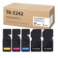 thumbnail image 4 of TK-5242 TK5242 High Capacity Toner Cartridge Set 5Pack (2BK/1C/1M/1Y) - Bigsp Compatible 1T02R70US0 1T02R7CUS0 1T02R7BUS0 1T02R7AUS0 Toner Replacement for Kyocera ECOSYS P5026cdn M, 4 of 6