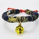 thumbnail image 2 of Collar para perros y gatos con estampado, pajarita desmontable y cascabel: collar ajustable para mascotas de tamaño mediano, 2 of 2