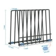 thumbnail image 5 of Reusable Storage Bags Rack, Stainless Drying Rack for Reusable Bags, Books, Makeup Brush, Black, 5 of 6