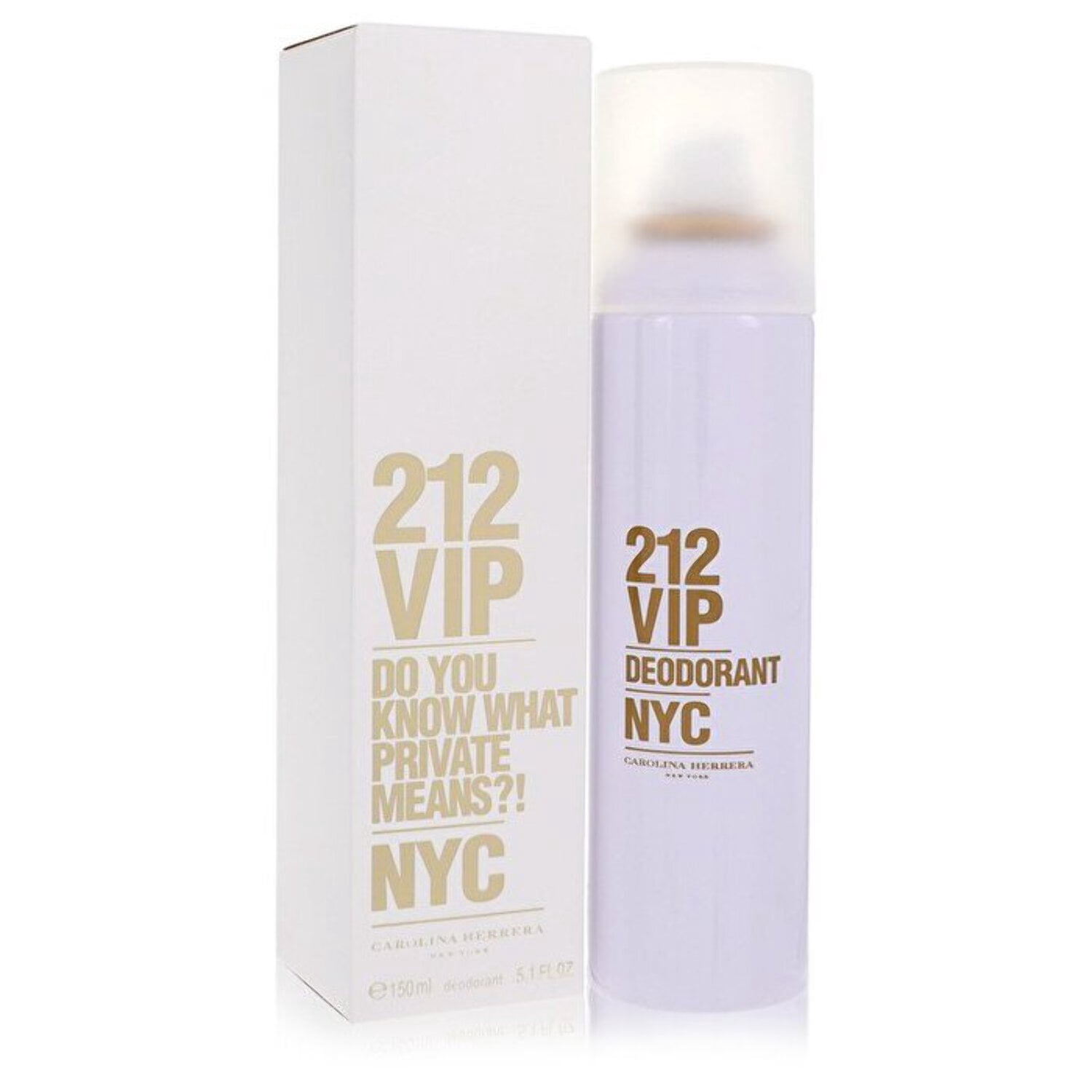 212 VIP by Carolina Herrera for Women - 5 oz Deodorant Spray
