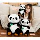 thumbnail image 5 of Juguete de tela suave almohada de dibujos animados lindos animales de peluche Panda presente muñeca 25 cm/35 cm/45 cm JFHHH pequeña, 5 of 5