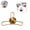 Golden Trident, variant on 2 Pack Espresso Cooling Balls, Stainless Steel Frozen Coffee Chiller Ice Rocks with Metal Stands for Espresso, Pour Over, Christmas and Barware Gifts