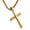 Gold - PH 4:13, variant on HZMAN Athletes Cross Necklace by Pendant Sports Stainless Steel Baseball and Baseball Bat Cross Necklace (Gold - PH 4:13)