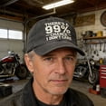 thumbnail image 4 of There’s A 99% Chance I Don’t Care Embroidered Dad Hat, Adjustable Washed Distressed Cotton Baseball Cap for Men Women, 4 of 8