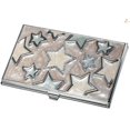 thumbnail image 1 of Seren Stars and Stainless Steel Business Card Case, 1 of 1