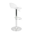 thumbnail image 3 of Furniture Modern Contemporary Indoor Venti Barstool - Clear, 3 of 5