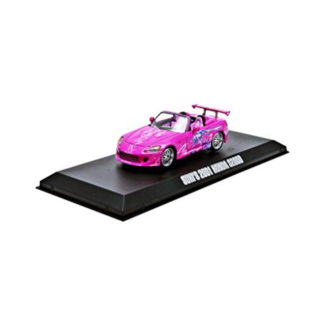 GREENLIGHT 1:43 Fast and Furious pink Diecast Suki's 2001 Honda S2000
