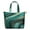 Teal And Gold-1, variant on Teal and Gold Marble Abstract Waves Pattern Travel Tote Bags for Women Carry On,Large Weekender Bags for Women Travel,Multi Functional Duffle Bag for Work,Shopping,Sports