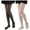 Black, variant on Black Pantyhose Soft Star Pattern Tights for Women Breathable Comfortable Lightweight High Waist Footed Stockings Control Top Party Outdoor Daily Wear Trendy White