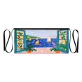 thumbnail image 7 of Yayeee Waist Apron with Pockets for Cooking Waterproof Half Server Aprons, Green Seaside, 7 of 7