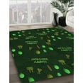 thumbnail image 3 of Ahgly Company Machine Washable Indoor Square Transitional Green Area Rugs, 3' Square, 3 of 7