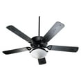 thumbnail image 2 of 1435255959-Quorum Lighting-Estate Patio - 5 Blade Ceiling Fan with Light Kit In Traditional Style-19.17 Inches Tall and 52 Inches Wide-Matte Black, 2 of 3
