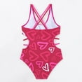 thumbnail image 4 of LUOGENLI Girls Swimsuit Cover up Pants Girls Cute 1 Piece Heart Print Swimsuit Beach Swimwear Girls Swimsuit Size 7-8 Girls Swimsuit Size 8 Rash Guard 8-9 Years, 4 of 6