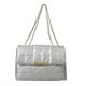 thumbnail image 5 of Bolso de mano con cadena estilo bandolera para mujer, estilo nuevo de invierno 2025, con bordado de temperamento de diamante, bolso cuadrado pequeño y popular para la axila., 5 of 5