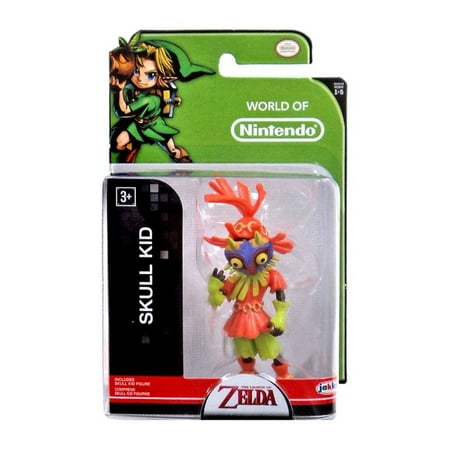 World of , The Legend of Zelda, Skull Kid Action Figure, 2.5 Inches, Featured in the legend of zelda: ocarina of time and majora's mask. By Nintendo