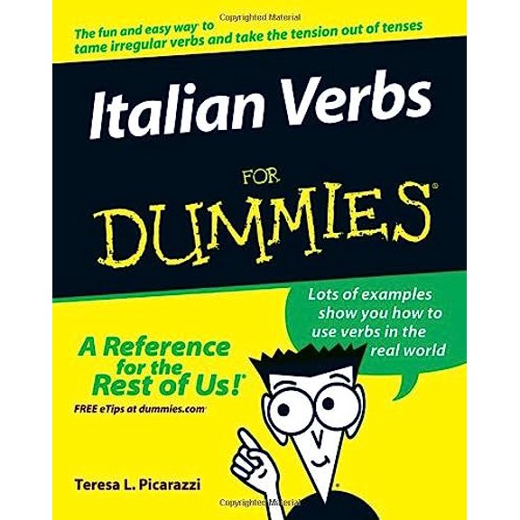 Pre-Owned Italian Verbs For Dummies Paperback