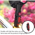 thumbnail image 4 of Yuarrent Luz LED para bicicleta Modos de iluminación múltiples Lámparas traseras de plástico Seguridad USB Recargable Ciclismo al aire libre Type4 NO4, 4 of 6