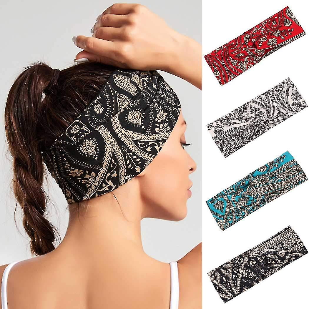 Pañuelo Para La Cabeza Mujer - Cuadrado, Versátil, Ligero Para Verano, Color Azul Elegante