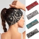 thumbnail image 1 of Pañuelo negro para la cabeza para mujer, banda para el sudor para Yoga, bandas elásticas para el pelo, envolturas anchas para la cabeza, 1 of 5