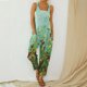 thumbnail image 1 of ICHUANYI Clearance Women Summer European And American Sling Solid Pocket Casual Jumpsuit(Mint Green, M) ICHUANYI WER2023081108255, 1 of 6