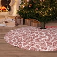 thumbnail image 6 of Sikiie Rose Gold Abstract Spots 30-48 inches {designName} Print Christmas Tree Skirt Snowman Xmas Tree Skirt with Edge Christmas Decorations for Holiday Party36", 6 of 7