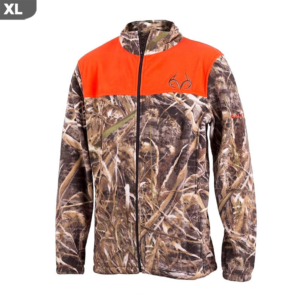 Realtree Men's Aspen Max5 Camo & Blaze Jacket, XL