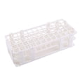 thumbnail image 1 of Gradilla de plástico para tubos de ensayo, 60 orificios, soporte de almacenamiento para laboratorio, 3 capas, orificio de 16 mm, 1 of 14