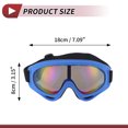 thumbnail image 4 of Gafas de montar para motocicleta Unique Bargains 1 Pc PC PU Gafas de sol para deportes al aire libre para motocross, bicicleta de tierra, ATV, lente colorida, marco azul claro, 4 of 6