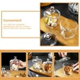 thumbnail image 4 of 2 Pcs Glass Candy Jar Butter Small Glass Jar Glass Cookie Jar Glass Container with Lid Little Glass Jar, 4 of 6