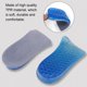 thumbnail image 1 of Aumente Plantillas Amortiguador de Golpes instantáneo Ajustable Capas Dobles Aumento de Altura Zapatos Invisibles Almohadillas Perfecto para Hombres y Mujeres. Unbranded JM23747, 1 of 7
