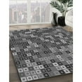 thumbnail image 3 of Ahgly Company Machine Washable Indoor Rectangle Transitional Gunmetal Gray Area Rugs, 8' x 10', 3 of 7