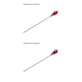 thumbnail image 3 of ZLight Pet Teaser Plastic Long Handle Teasing Rod Stick Bell Interactive Pet Toy black 2Set, 3 of 6