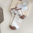 thumbnail image 4 of Cartoon Capybara Little Bear Chaussettes Été Fines en Coton Tube Court Mignonnes Édition Coréenne Rouge Internet Chaussettes Bateau Printemps Automne 2, 4 of 4