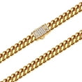 thumbnail image 5 of Leander stainless steel necklace, available in various sizes from 6-10 mm wide, offers a variety of functions. It's luxurious yet stylish, complementing any outfit and perfect for everyday wear., 5 of 7