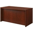 thumbnail image 1 of Pemberly Row Engineered Wood Bowfront Executive Desk in Classic Cherry, 1 of 6
