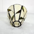 thumbnail image 5 of FSLiving Green Leaf Pattern Beige Glass Handmade Lampshade For Wall Sconce Pendant Light Hanging Lamp Replacement Modern Design - 1 Pack, 5 of 7