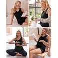 thumbnail image 4 of Ekouaer Nursing Pajamas Women for Breastfeeding Sleeveless Maternity Pj Set Postpartum Pajamas Set, 4 of 6
