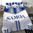 thumbnail image 3 of Juego de Cama Polinesio - Manu Samoa Funda Nórdica Versión Blanca, 3 of 6