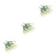 thumbnail image 2 of Flores artificiales Matsuzay plástico ramo Blanco, 2 of 6