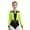 Fluorescent Yellow, variant on Kids Girls Shiny Rhinestones Gymnastics Leotard Long Sleeve Color Block Sparkle Ballet Dance Bodysuit Blue 10