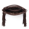 thumbnail image 6 of Wrangler Top Handle Bag for Women Embroidered Fringe Western Crossbody Purse, Coffee, 6 of 7
