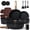 21-Piece Black, variant on Carote 21-Piece Nonstick Pots and Pans Set, Ceramic Cookware Set with Detachable Handle and Lids, Induction Compatible, Green