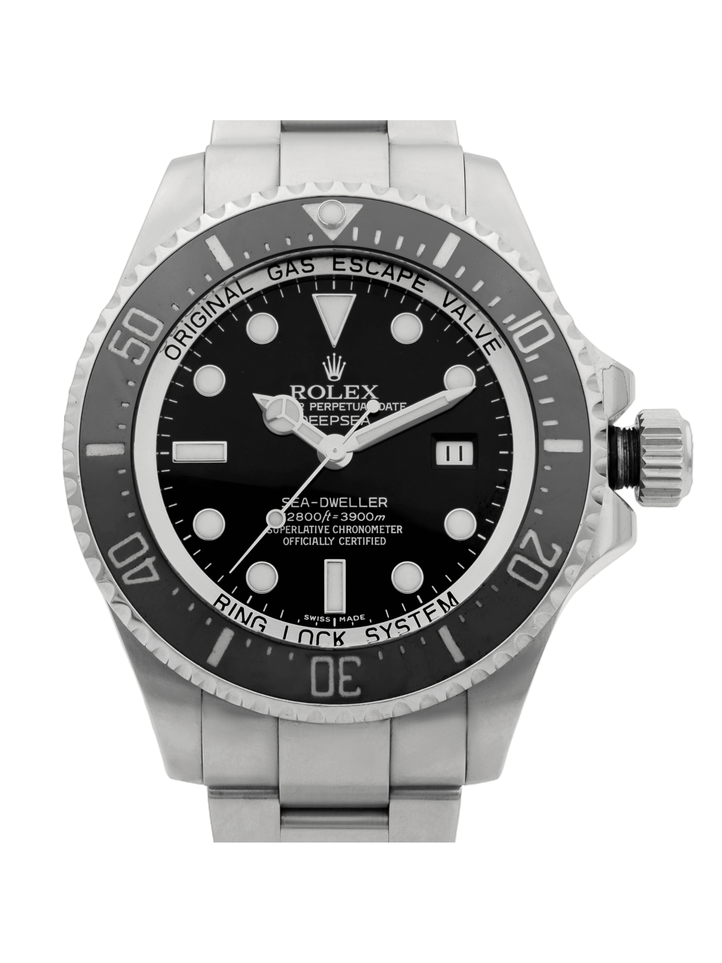Rolex Deepsea Sea-Dweller 44mm Steel Black Dial Automatic Mens Watch 116660 Walmart.com