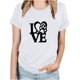 thumbnail image 1 of Fiudx Liquidación de Ofertas Flash Camiseta Informal de Manga Corta con Cuello Redondo y Estampado Informal a La Moda para Mujer, 1 of 3