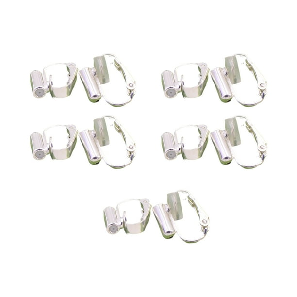 Guardurnaity 10 Uds. Convertidores de Clip para oreja, accesorios para pendientes, componentes de joyería hechos a mano con almohadillas de Ropa, zapatos y accesorios Miscelánea Tipo10