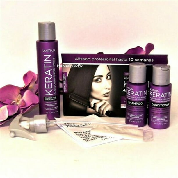 Kativa Xpress Kit Keratin Brazilian Straightening