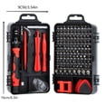 thumbnail image 3 of Matoen Multi-purpose Clock Mobile Phone Disassembly Maintenance Screwdriver Screwdriver Tool 115 In One Carbon Steel, 3 of 3